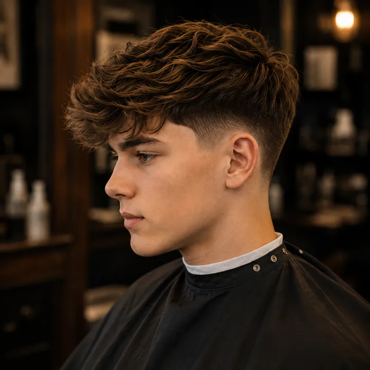 Textured crop with a clean low fade by James Whitmore